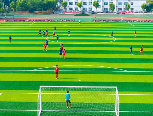 “蘇超”熱帶動校園足球   灌南校園足球聯賽激情開賽